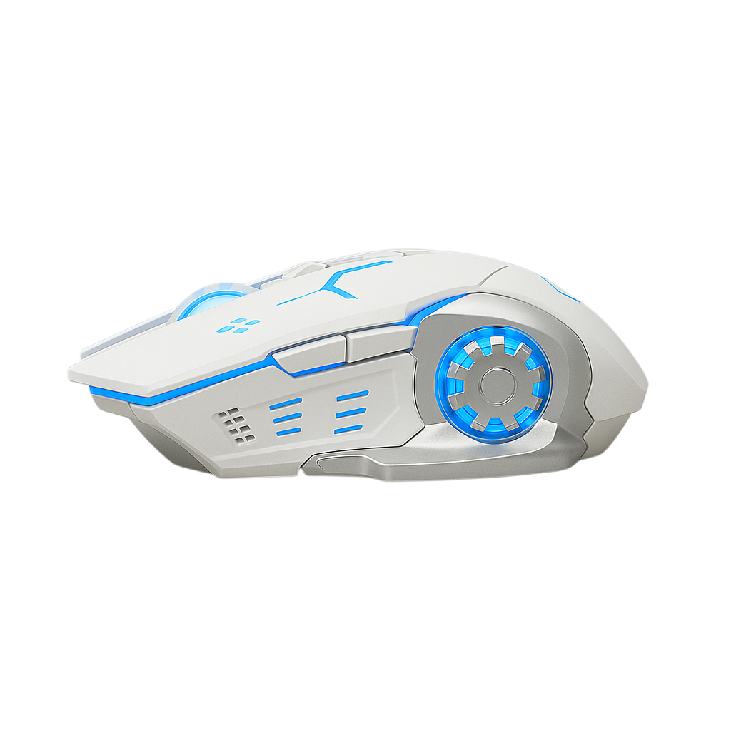 Souris Gaming Sans Fil RGB - Silencieuse